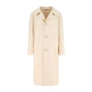 Maison Margiela Sand Bomull Trench Coat Beige, Dam