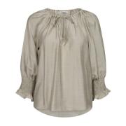 Co'Couture Feminin Heracc Blouse i Bone Beige, Dam