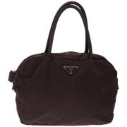 Prada Vintage Pre-owned Nylon prada-vskor Brown, Dam