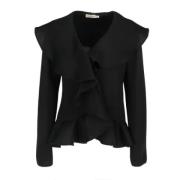 Armani Pre-owned Pre-owned Polyester ytterklder Black, Dam