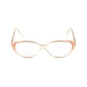 Yves Saint Laurent Vintage Pre-owned Acetat solglasgon Beige, Dam