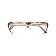 Yves Saint Laurent Vintage Pre-owned Acetat solglasgon Brown, Dam