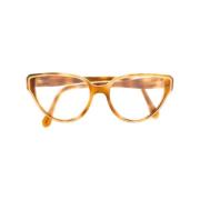 Yves Saint Laurent Vintage Pre-owned Acetat solglasgon Brown, Dam