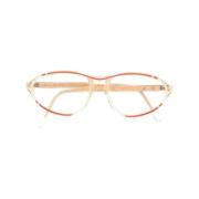 Yves Saint Laurent Vintage Pre-owned Acetat solglasgon Orange, Dam