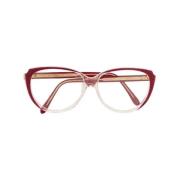 Yves Saint Laurent Vintage Pre-owned Acetat solglasgon Red, Dam