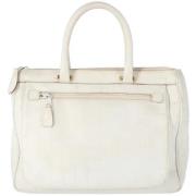 Fendi Vintage Pre-owned Laeder fendi-vskor White, Dam