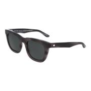 Armani Fyrkantig Ram Solglasögon Gray, Unisex