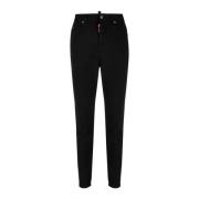 Dsquared2 Klassisk Denim 5 Fickor Black, Dam