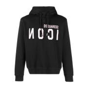 Dsquared2 Hoodies Black, Herr