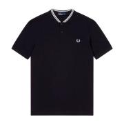 Fred Perry Bomberstil Bomullspolotröja Black, Herr