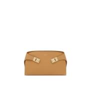 Salvatore Ferragamo Snygg Crossbody Väska Brown, Dam