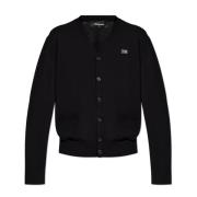 Dsquared2 Knapp-up Cardigan Black, Dam