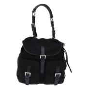 Prada Vintage Pre-owned Tyg prada-vskor Black, Dam