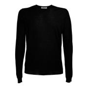 Goes Botanical Merino V-Neck Sweater Svart Black, Herr