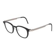 Lindbergh Titanium Square Frame Glasses Black, Unisex