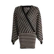 Balmain Pre-owned Pre-owned Tyg klnningar Black, Dam