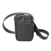 Bottega Veneta Vintage Pre-owned Laeder kuvertvskor Black, Dam