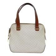 Celine Vintage Pre-owned Canvas celine-vskor White, Dam