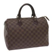 Louis Vuitton Vintage Pre-owned Canvas handvskor Brown, Dam