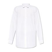 Jil Sander Skjorta med logotyp White, Herr