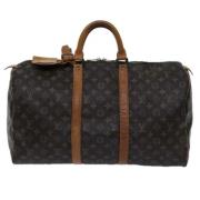 Louis Vuitton Vintage Pre-owned Canvas resvskor Brown, Dam