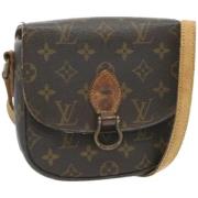 Louis Vuitton Vintage Pre-owned Canvas louis-vuitton-vskor Brown, Dam