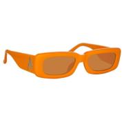 The Attico Stiliga solglasögon Orange, Unisex