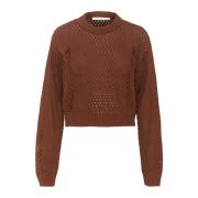 Gestuz Hallygz Pullover Sweater Sorrel Horse Brown, Dam