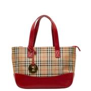 Burberry Vintage Pre-owned Canvas totevskor Multicolor, Dam