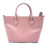 Gucci Vintage Pre-owned Laeder totevskor Pink, Dam