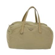 Prada Vintage Pre-owned Tyg prada-vskor Beige, Dam