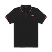 RefrigiWear Bomullspolo med logotyptryck Black, Herr