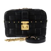 Louis Vuitton Vintage Pre-owned Laeder axelremsvskor Black, Dam