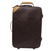 Louis Vuitton Vintage Pre-owned Canvas resvskor Brown, Dam