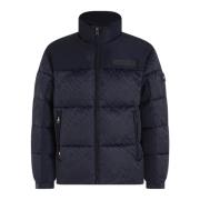 Tommy Hilfiger Kort New York Monogram Puffer Jacka Blue, Herr