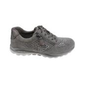 Gabor Flexibel Walking Sneaker med Rollingsoft Teknologi Gray, Dam