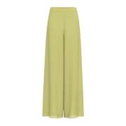 Marella Wide Trousers Green, Dam