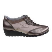 Mephisto Ergonomisk Sneaker - Taupe Brons Brown, Dam