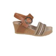 Mephisto Beige Laure Sandal Brown, Dam