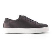 National Standard Handgjorda Iron Suede Sneakers Gray, Herr