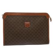 Celine Vintage Pre-owned Laeder kuvertvskor Brown, Dam