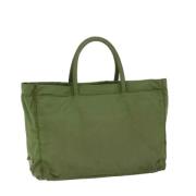 Prada Vintage Pre-owned Nylon prada-vskor Green, Dam