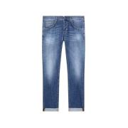 Dondup Ritchie Skinny Jeans med Låg Midja Blue, Herr