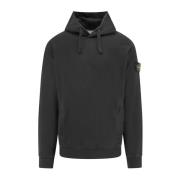 Stone Island Svart Huva Tröja Aw24 Black, Herr