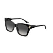 Jimmy Choo Svart Gradient Solglasögon Black, Dam