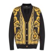 Versace Cardigan med La Coupe des Dieux mönster Multicolor, Dam