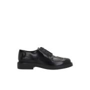 Tod's Svarta Derby Platta Skor Black, Dam