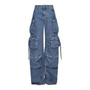 The Attico Stiliga Jeans för Trendiga Outfits Blue, Dam