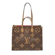 Louis Vuitton Vintage Pre-owned Canvas totevskor Brown, Dam