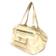 Prada Vintage Pre-owned Laeder prada-vskor Beige, Dam